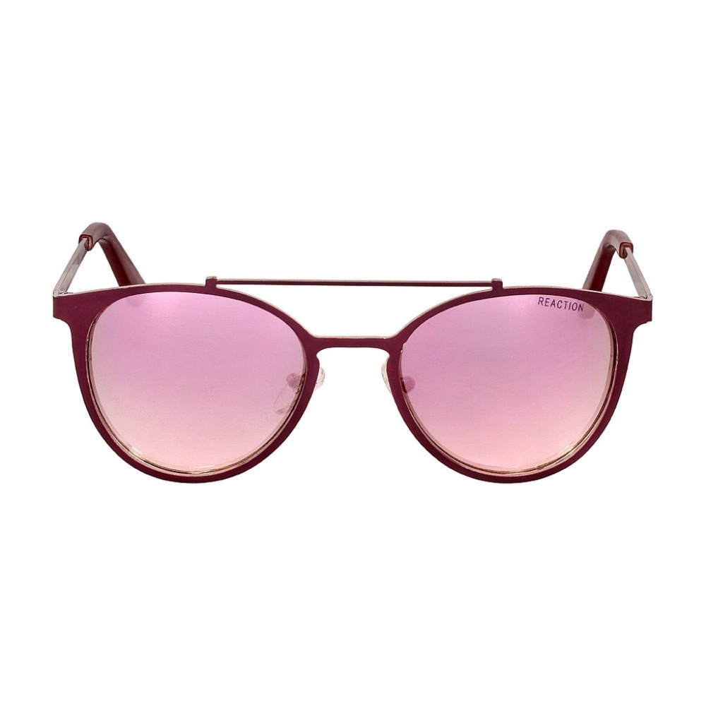 Kenneth Cole Wine Red Gold Mirror Sunglasses - Picture 2 of 4